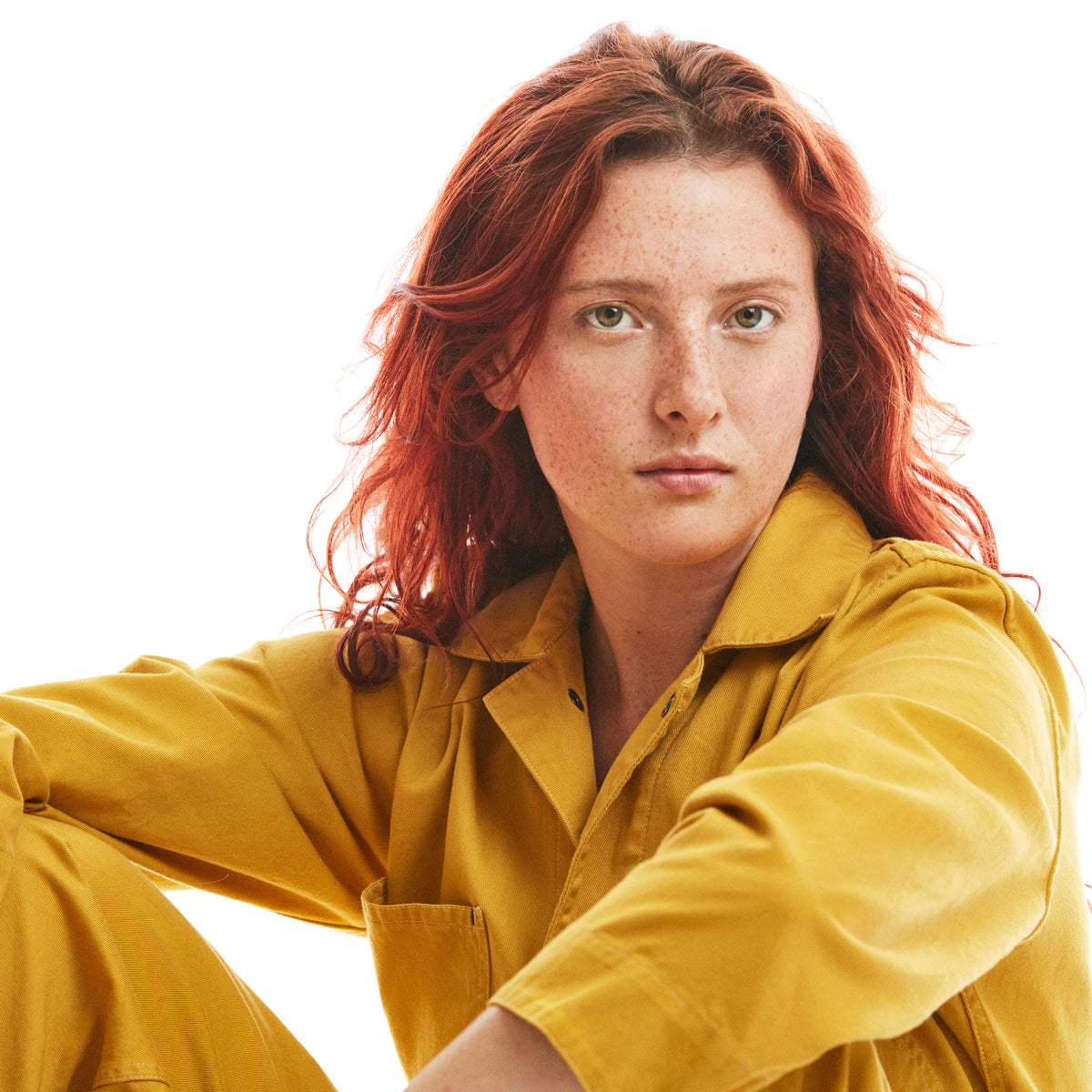 Mustard Unisex Jumpsuit