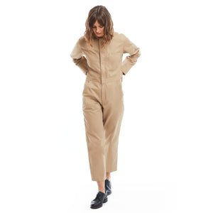 Khaki Unisex Jumpsuit